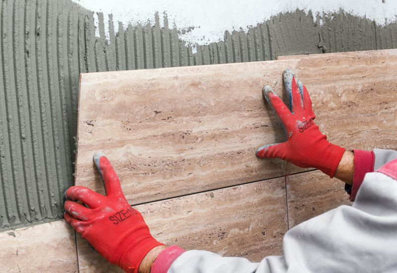 Terrace Tile Installation detail